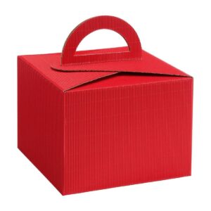 Pudełko prezentowe czerwone z rączką