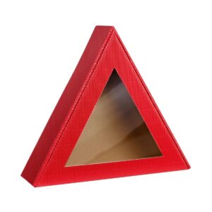 Pudełko prezentowe trójkąt czerwony