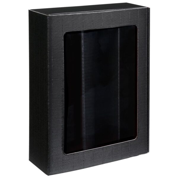 Passepartout Czarny pudełko na wino 3x0,75l