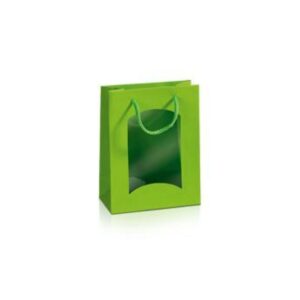 Torebka tekturowa zielona mini