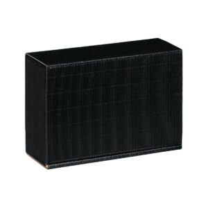 Basic pudełko prezentowe czarne prostokąt